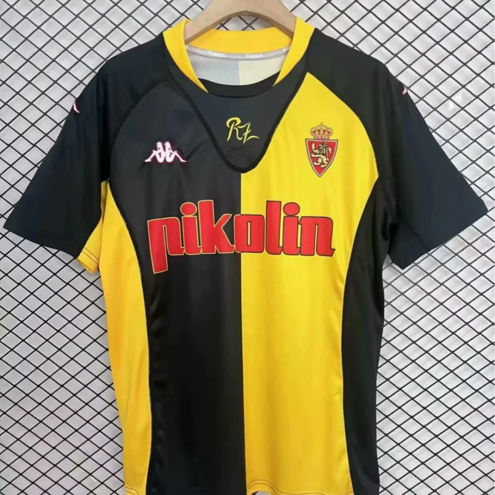 2001/2002 Retro Real Zaragoza Away Football Shirt 1:1 Thai Quality