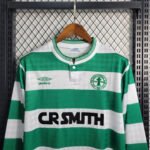1987/1988 Retro Long Sleeve Celtic Home Football Shirt-NO.11 Ball