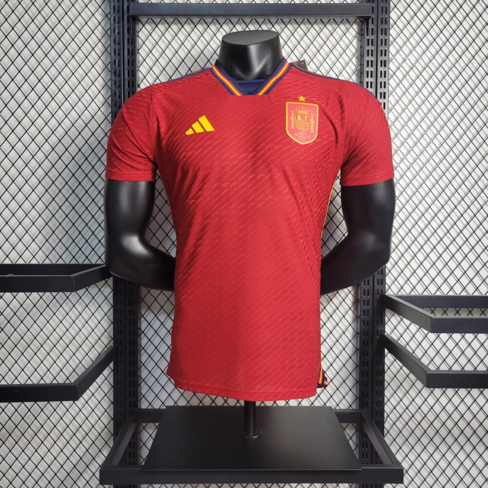 2022 Player Version Spain Home Football Shirt-NO.11 Ball
