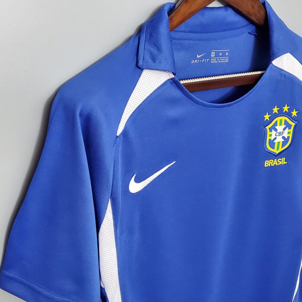 2002 Retro Brazil Away Football Shirt-NO.11 Ball