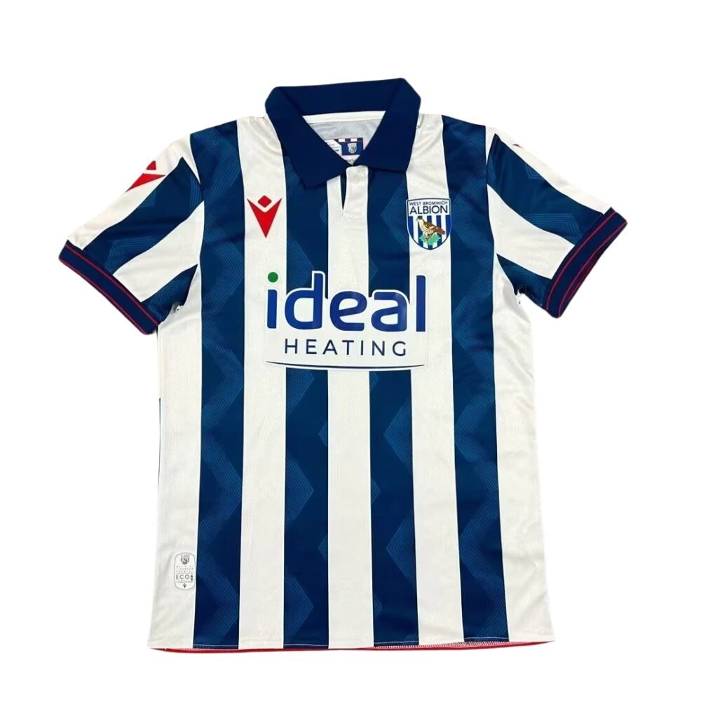 2024/2025 West Bromwich Albion Home Football Shirt-NO.11 Ball