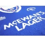 1990/1992 Retro Rangers Home Football Shirt-NO.11 Ball