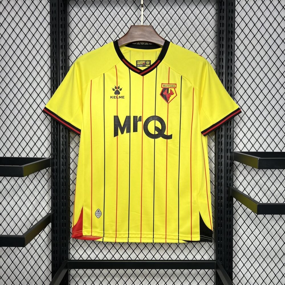 2024/2025 Watford Home Football Shirt-NO.11 Ball