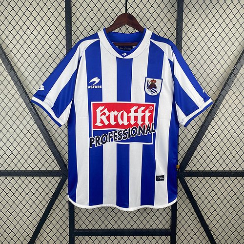 2002/2003 Retro Real Sociedad HomeFootball shirt 1:1 Thai Quality