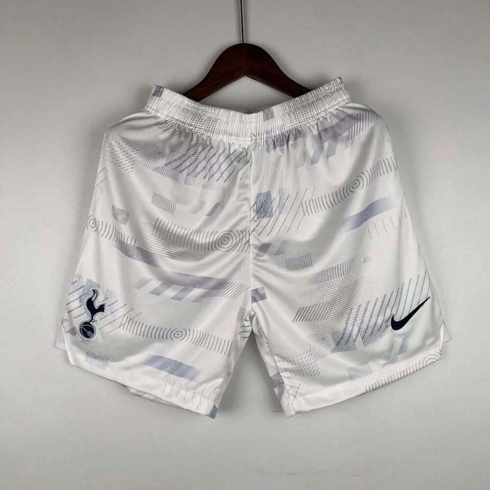 2023/2024 Tottenham Hotspur Home White Shorts-NO.11 Ball