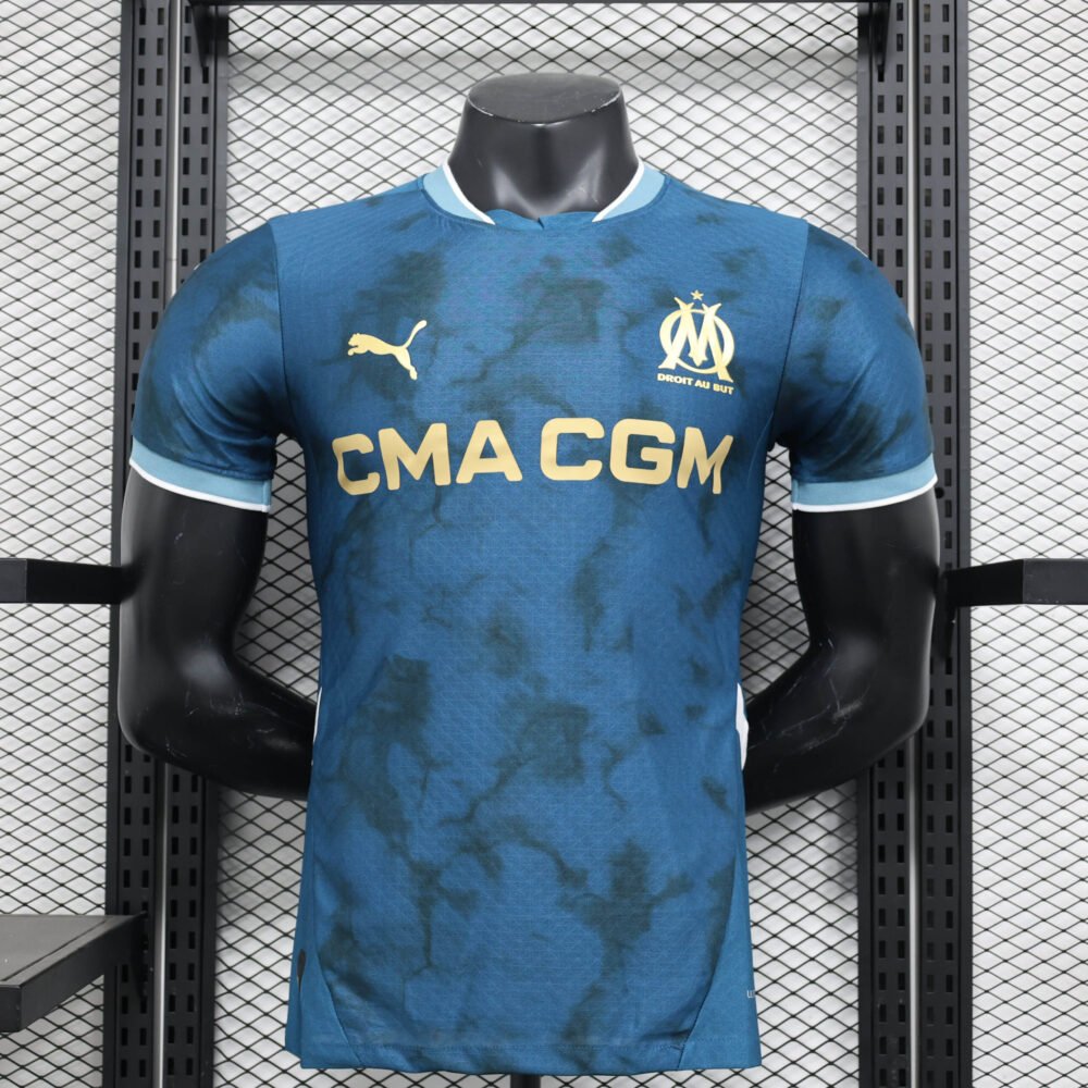 2024/2025 Player Version Olympique Marseille Away Football Shirt-NO.11 Ball