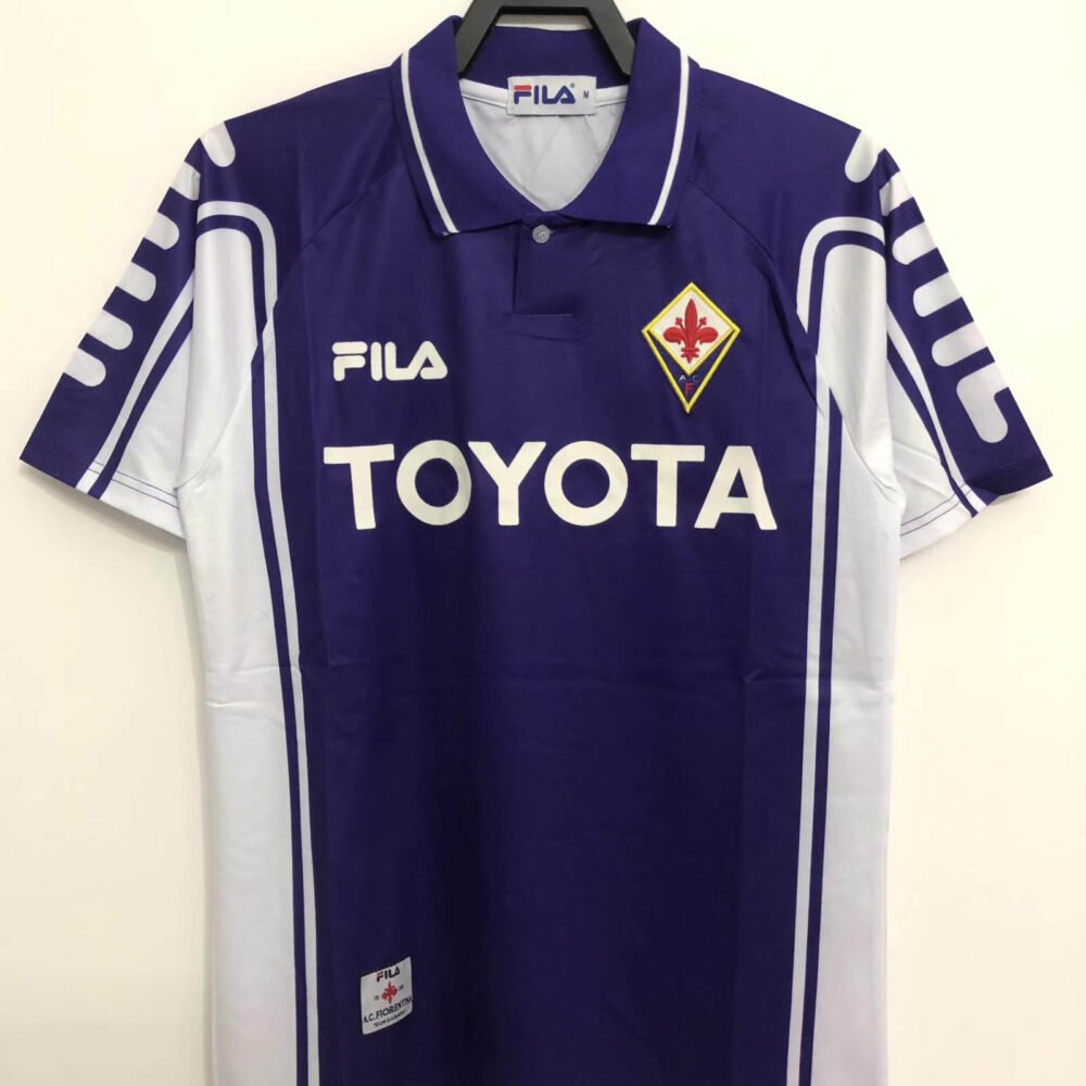 1999/2000 Retro Fiorentina Home Football Shirt-NO.11 Ball