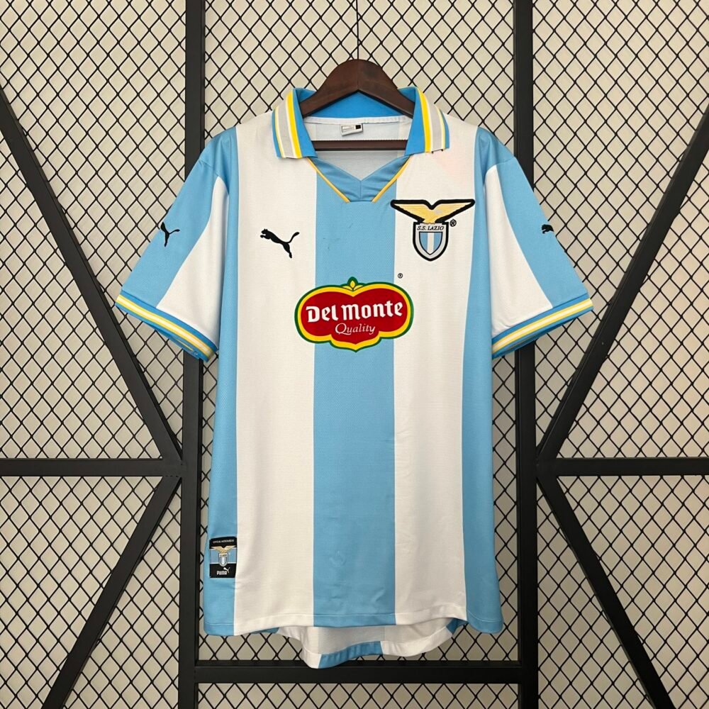 1999/2000 Retro Lazio Home Football Shirt-NO.11 Ball