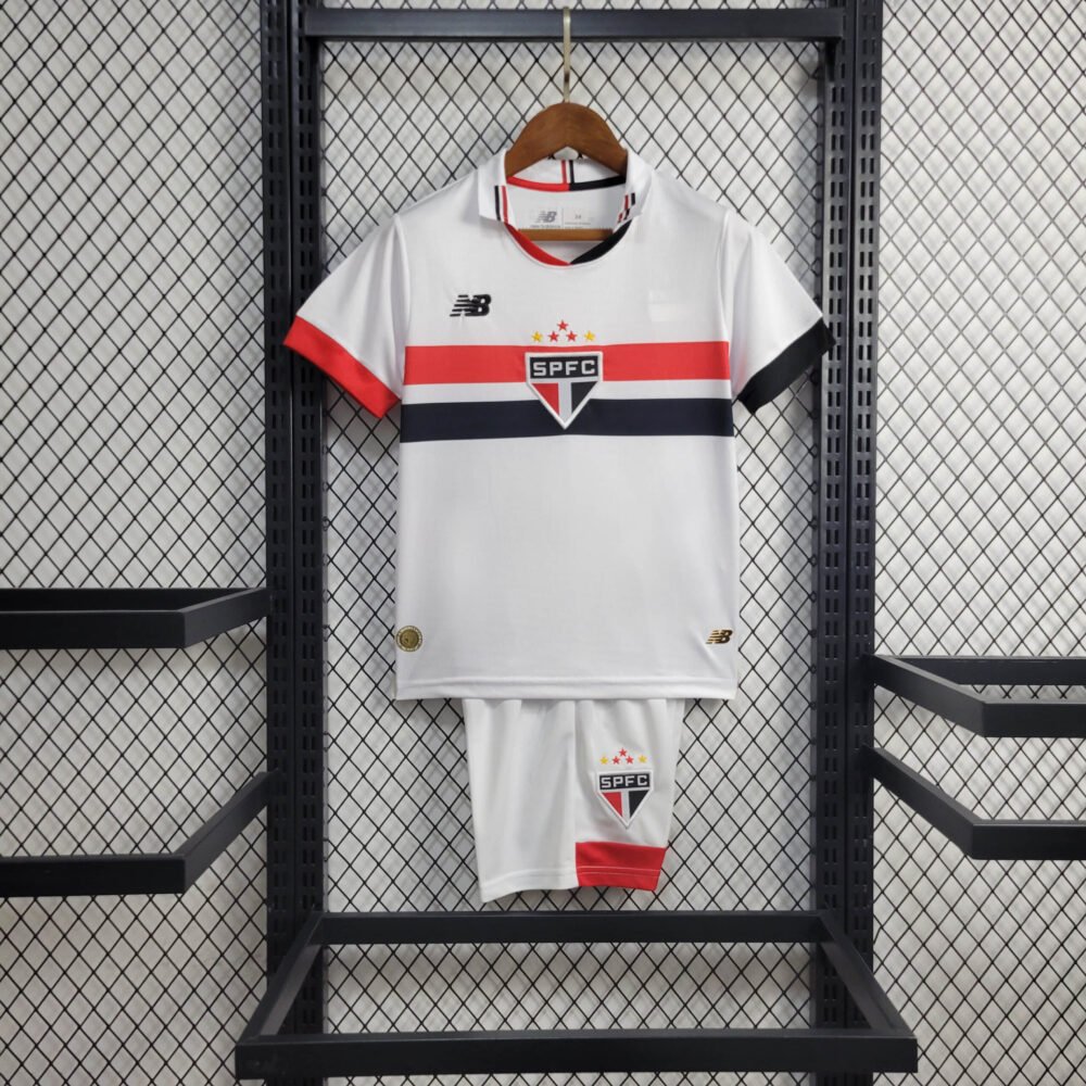 2024/2025 São Paulo Home Football Shirt Kids Size-NO.11 Ball