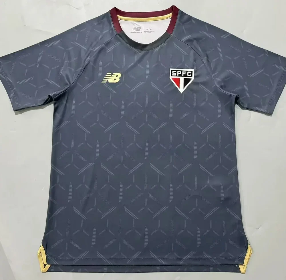 2025/2026 Sao Paulo Training Wear GreyFootball shirt 1:1 Thai Quality