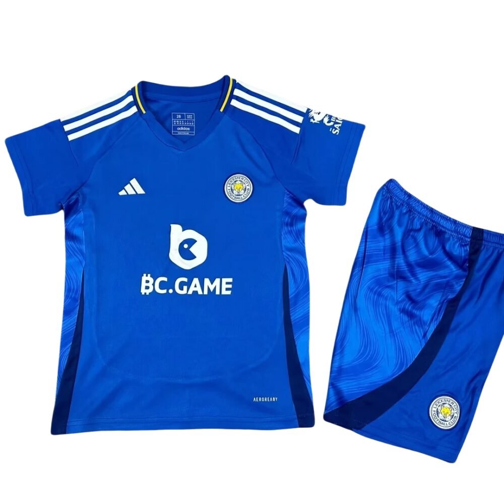 2024/2025 Leicester City Home Football Shirt Kids Size-NO.11 Ball