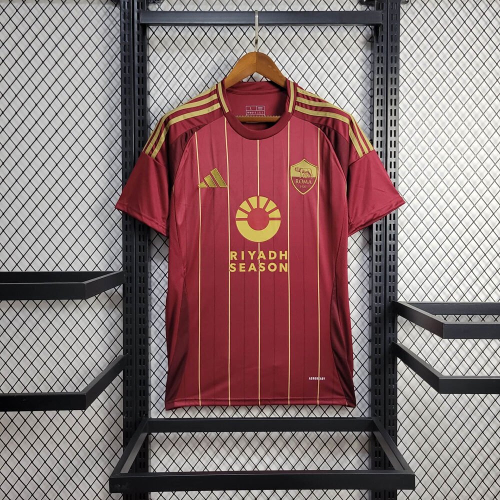 2024/2025 AS Roma Home Football Shirt-NO.11 Ball