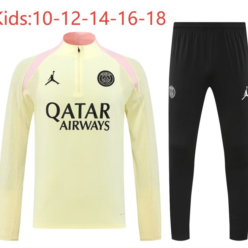 2024/2025 Kids Kit Paris Training Suit Football Shirt