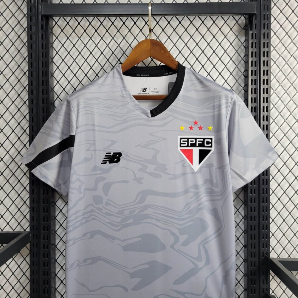 2024/2025 São Paulo Training Wear Grey Football Shirt-NO.11 Ball