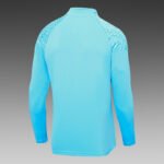 2023/2024 Olympique Marseille Half-Pull Training Suit Light Blue Football Shirt Set-NO.11 Ball