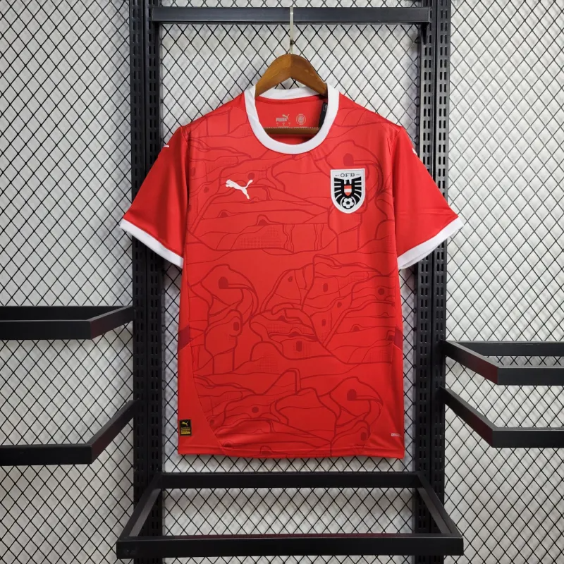 2024 Austria Home Football Shirt-NO.11 Ball