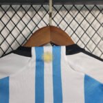 2022 Argentina Home Football Shirt Kids Size-NO.11 Ball