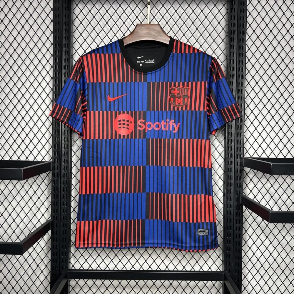 2024/2025 Barcelona Pre-Match Away Football Shirt-NO.11 Ball