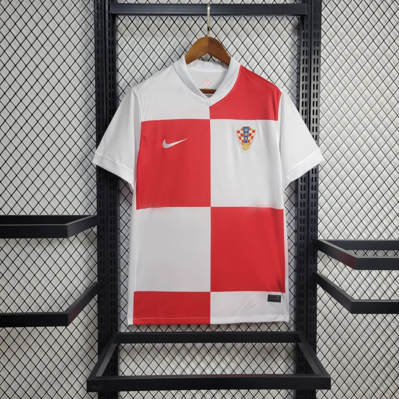 2024 Croatia Home Football Shirt-NO.11 Ball