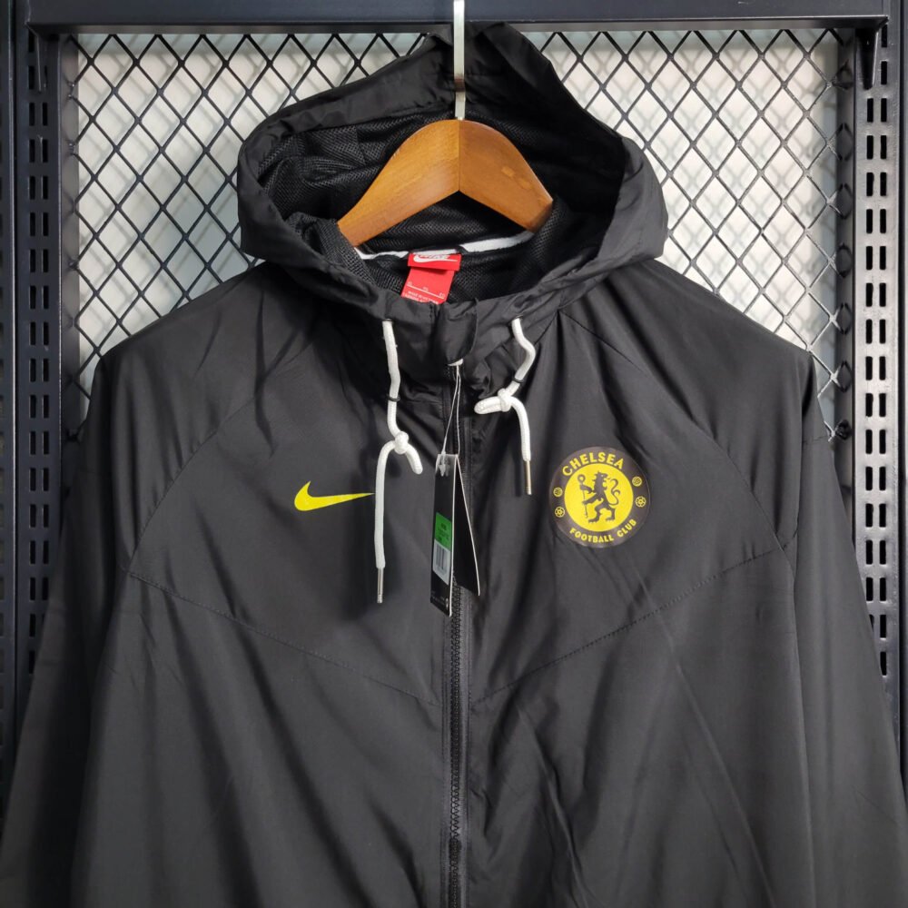 2023/2024 Chelsea Windbreaker Black Football Shirt-NO.11 Ball