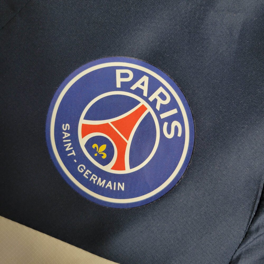 2023/2024 Paris Saint-Germain Windbreaker(Navy Blue-White)Football Shirt-NO.11 Ball