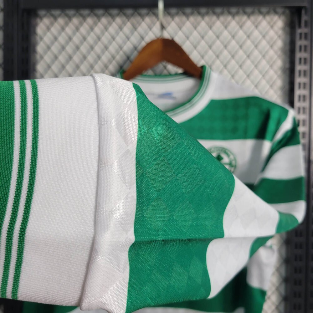 1987/1988 Retro Long Sleeve Celtic Home Football Shirt-NO.11 Ball