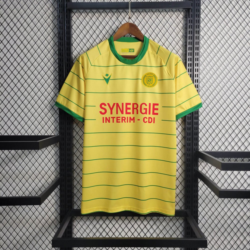2023 Nantes 80th Anniversary Edition Yellow Football Shirt-NO.11 Ball