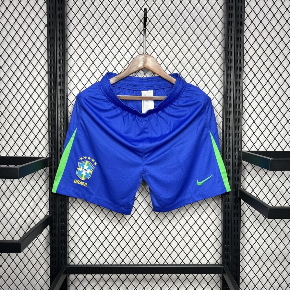 2024/2025 Brazil Home Shorts-NO.11 Ball