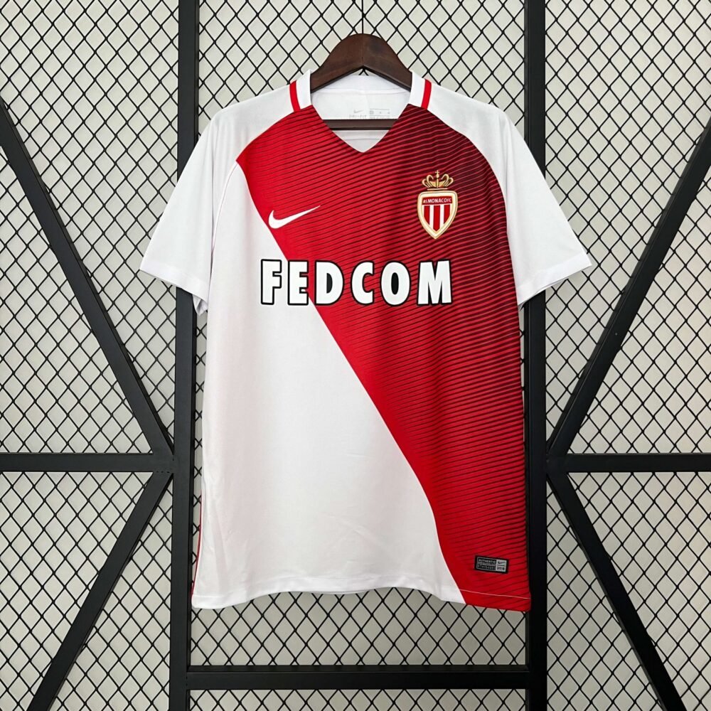 2016/2017 Retro AS Monaco Home Football Shirt-NO.11 Ball