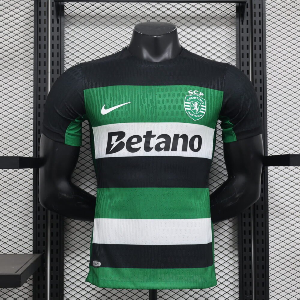 2024/2025 Player Version Sporting Lisbon Home Football Shirt-NO.11 Ball