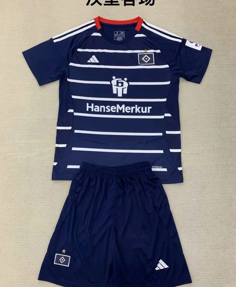 2024/2025 Hamburger SV Away Football Shirt Kids Size 1:1 Thai Quality