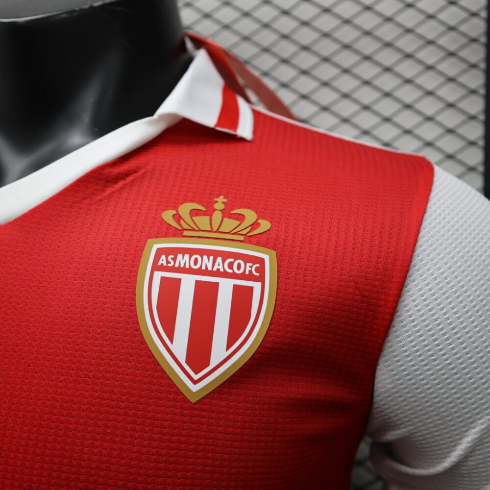 2024/2025 Player Version AS Monaco Home Football Shirt-NO.11 Ball