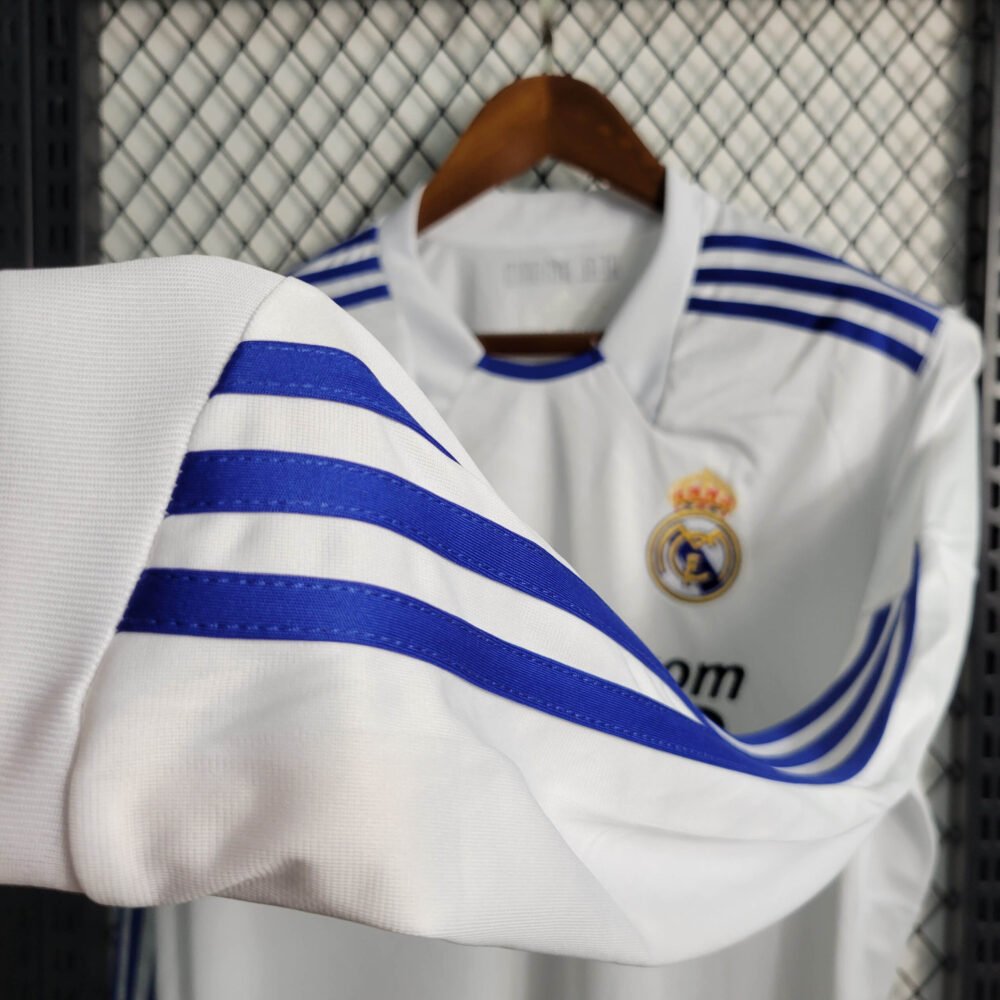 2010/2011 Retro Long Sleeve Real Madrid Home Football Shirt-NO.11 Ball