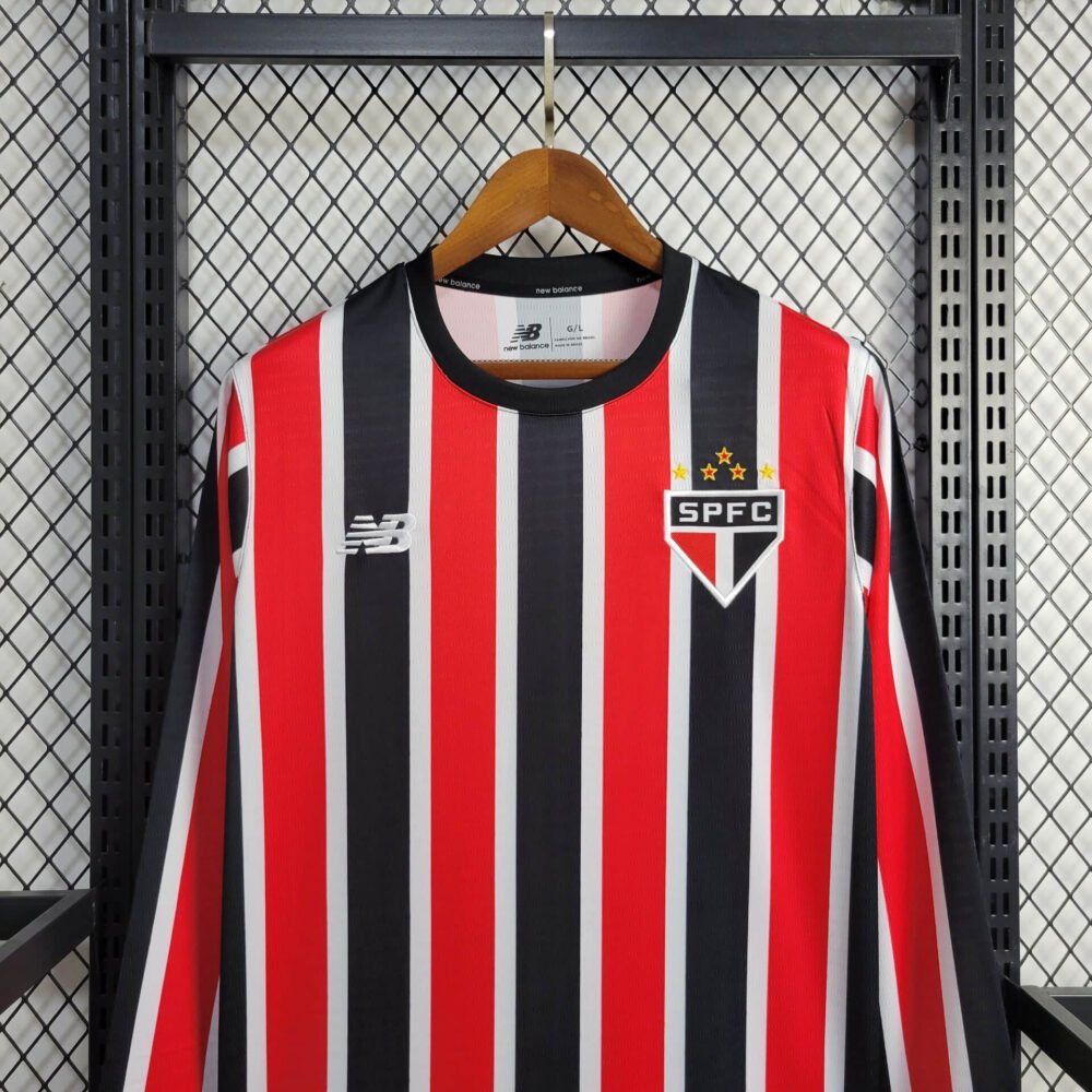 2024/2025 Long Sleeve São Paulo Away Football Shirt-NO.11 Ball