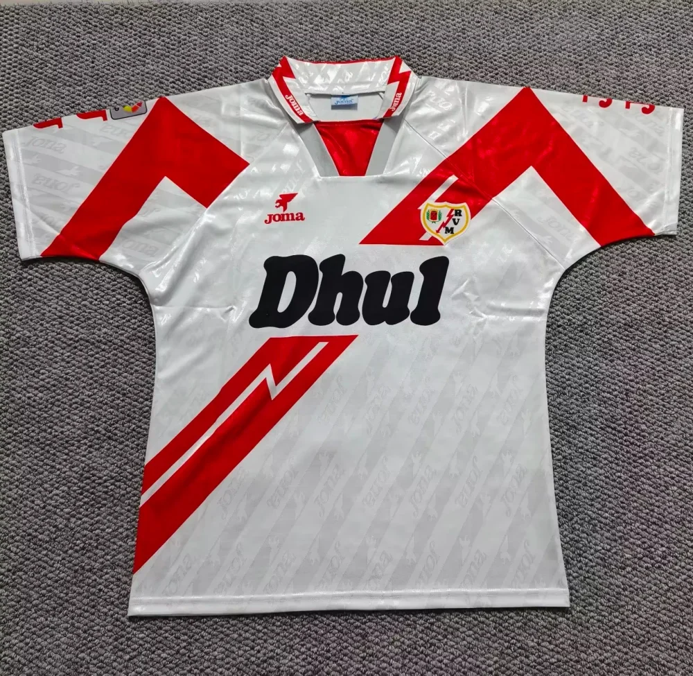 1994/1995 Retro Rayo Vallecano HomeFootball Shirt 1:1 Thai Quality