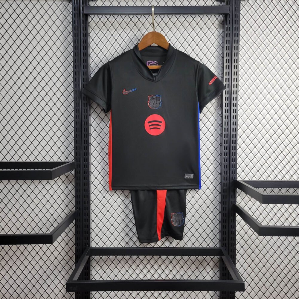 2024/2025 Barcelona Away Football Shirt Kids Size-NO.11 Ball