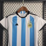 2022 Argentina Home Football Shirt Kids Size-NO.11 Ball