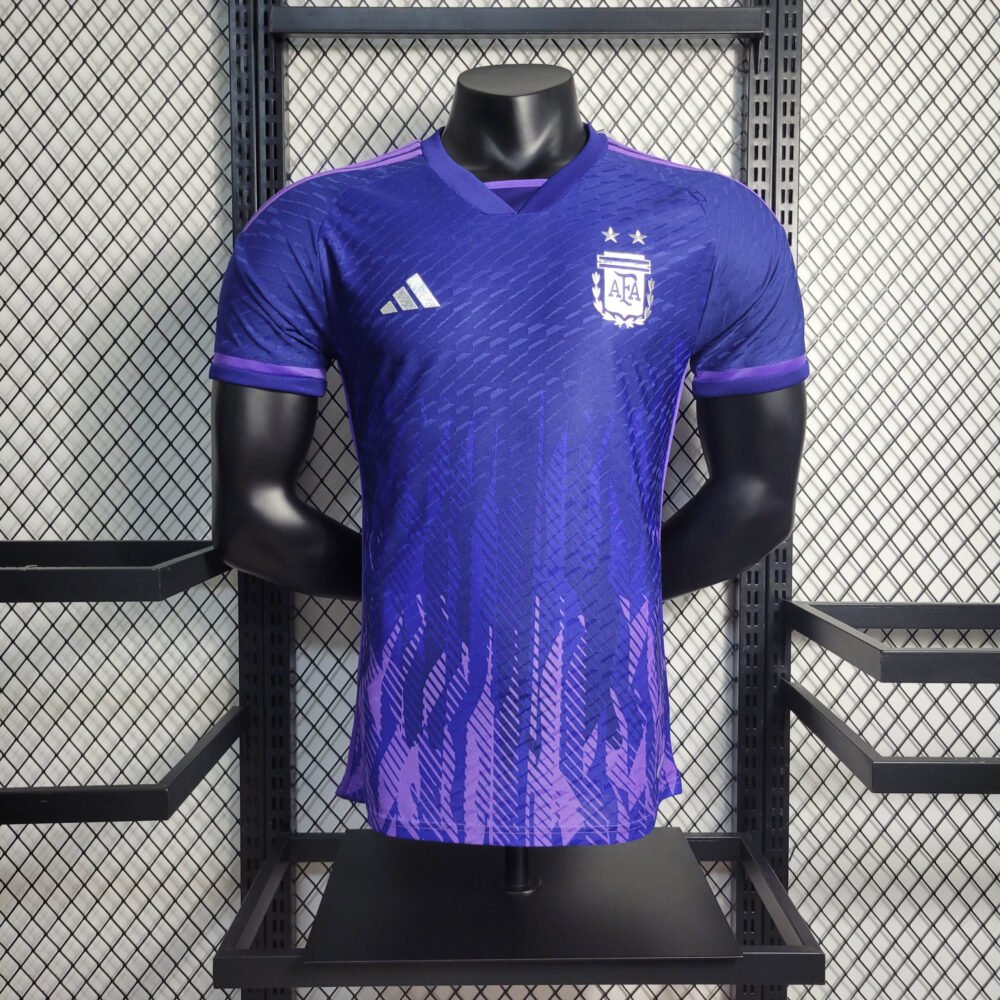2022 Player Version Argentina Away Football Shirt-NO.11 Ball