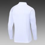 2023/2024 AC Milan Half-Pull Training Suit White Football Shirt Set-NO.11 Ball