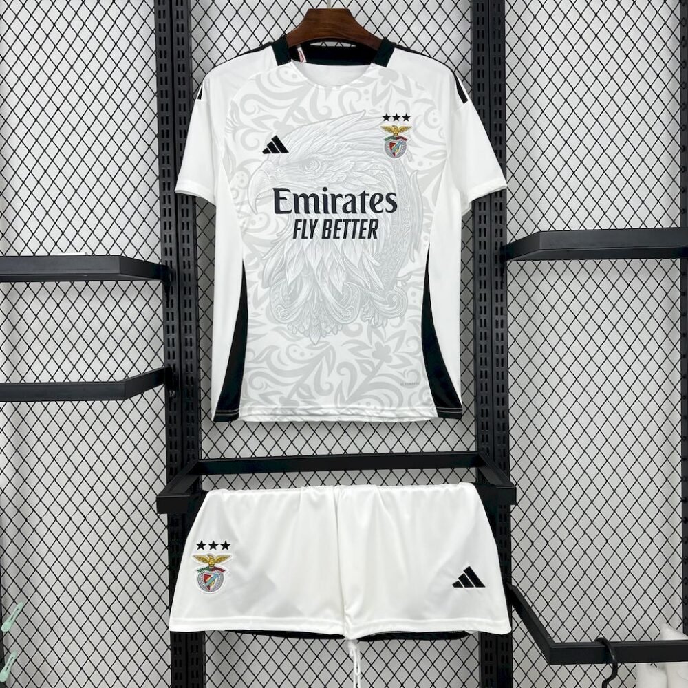 2025/2026 Benfica Away Football Shirt Kids size 1:1 Thai Quality
