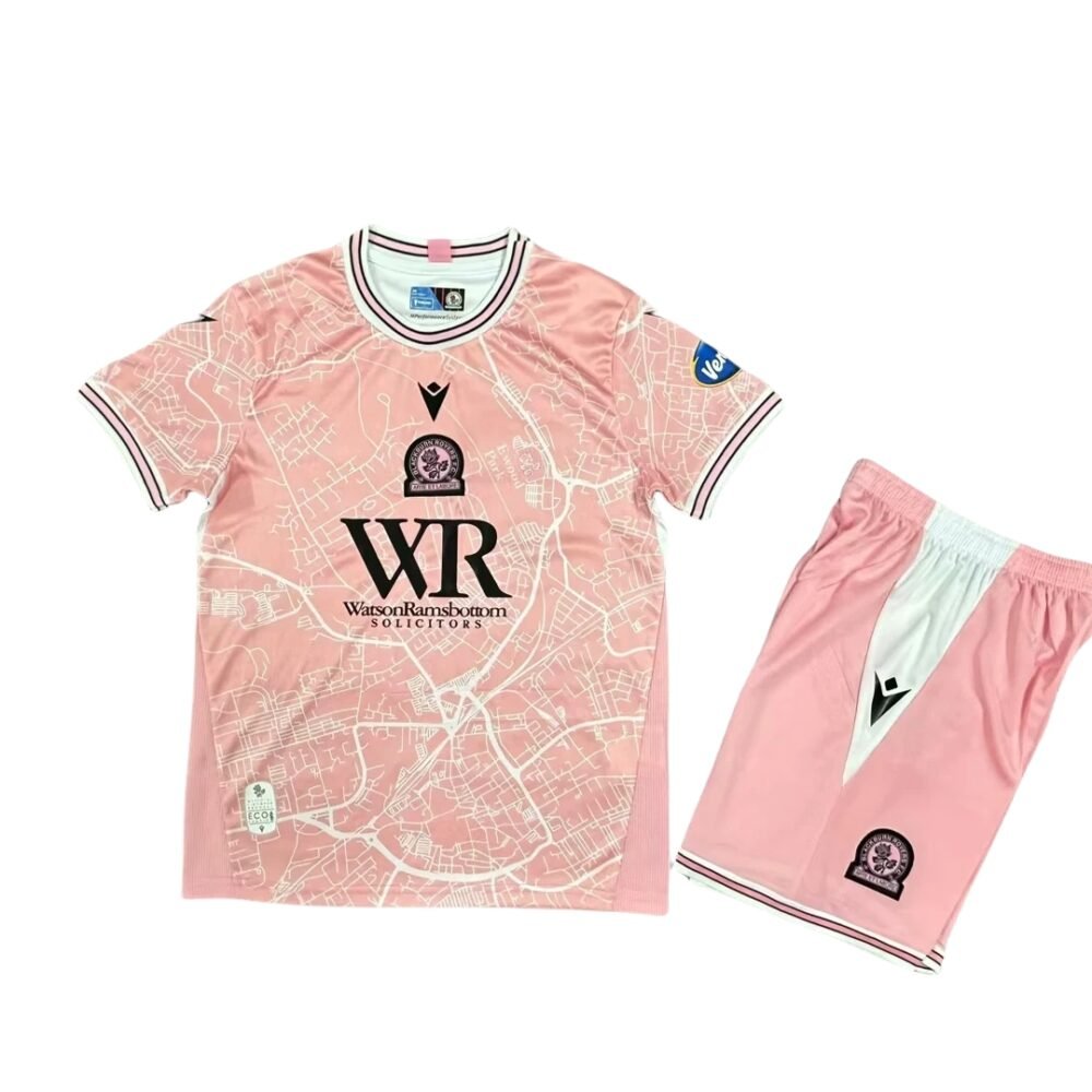 2024/2025 Blackburn Rovers Home Football Shirt Kids Size-NO.11 Ball