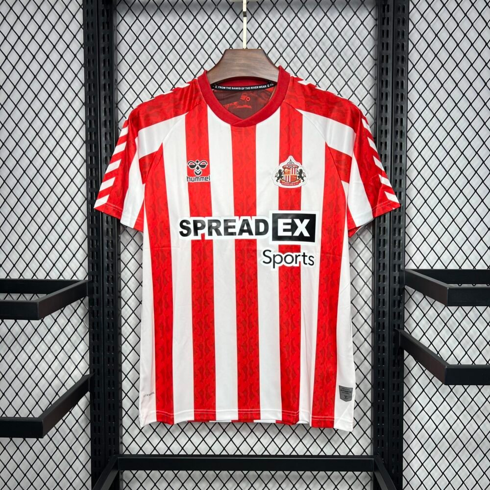 2024/2025 Sunderland Home Football Shirt-NO.11 Ball