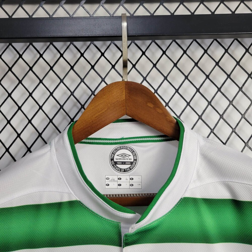 2005/2006 Retro Celtic Home Football Shirt-NO.11 Ball
