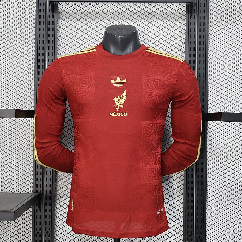 2025/2026 Player Version Long Sleeve Mexico Football Shirt