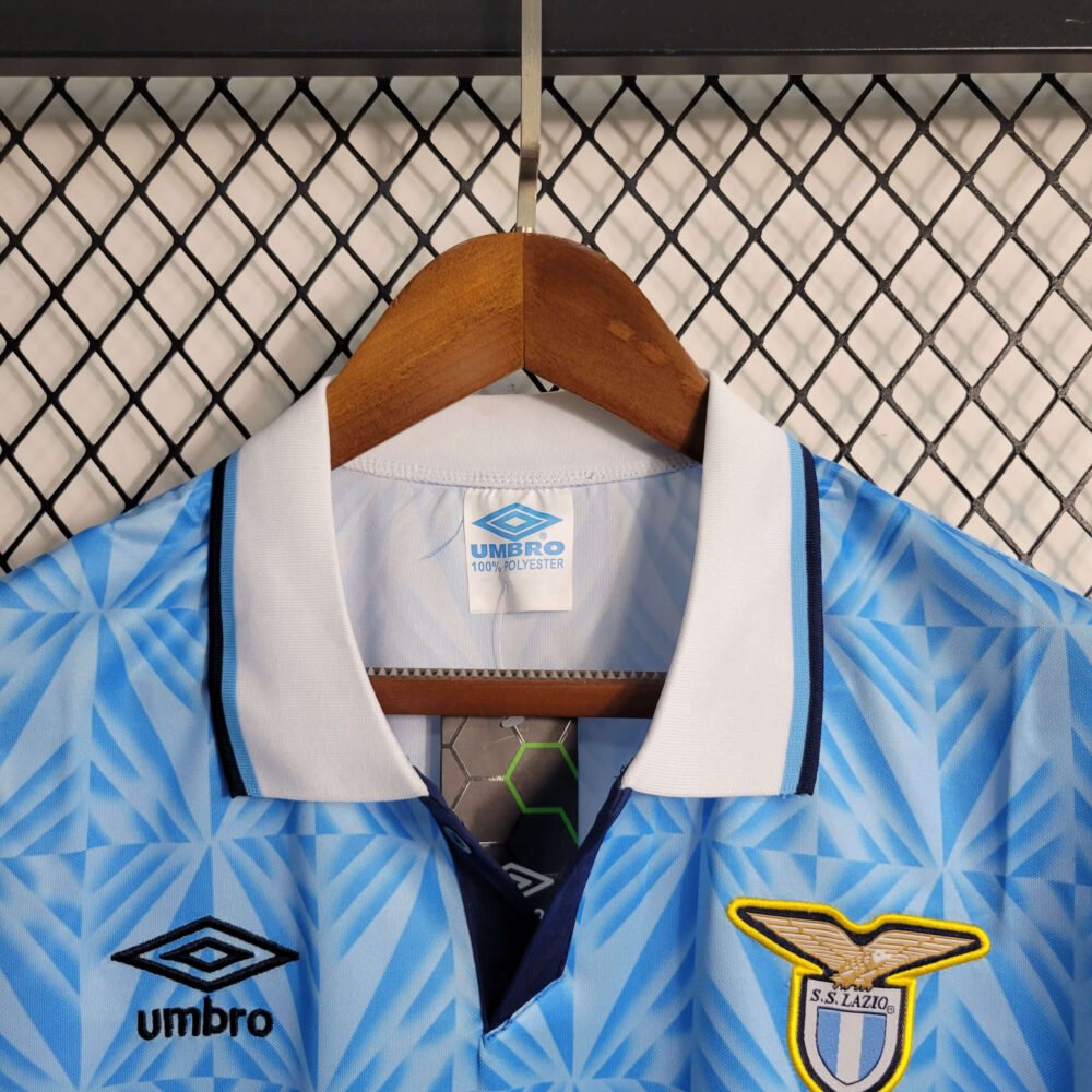 1991/1992 Retro Lazio Home Football Shirt-NO.11 Ball