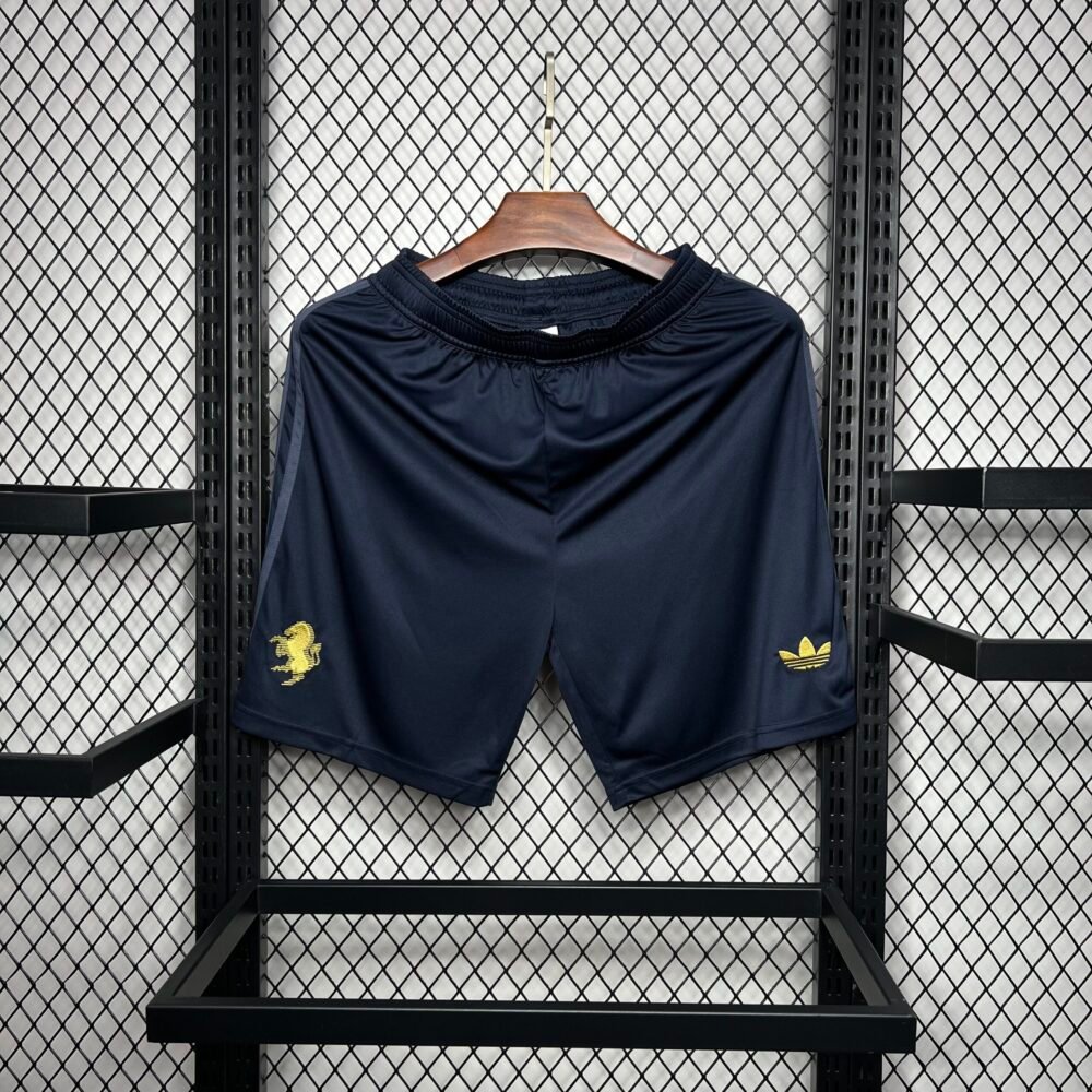 2024/2025 Juventus Third Away Black Shorts-NO.11 Ball