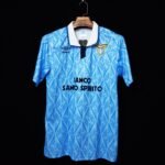 1991/1992 Retro Lazio Home Football Shirt-NO.11 Ball