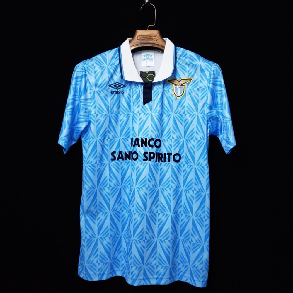 1991/1992 Retro Lazio Home Football Shirt-NO.11 Ball