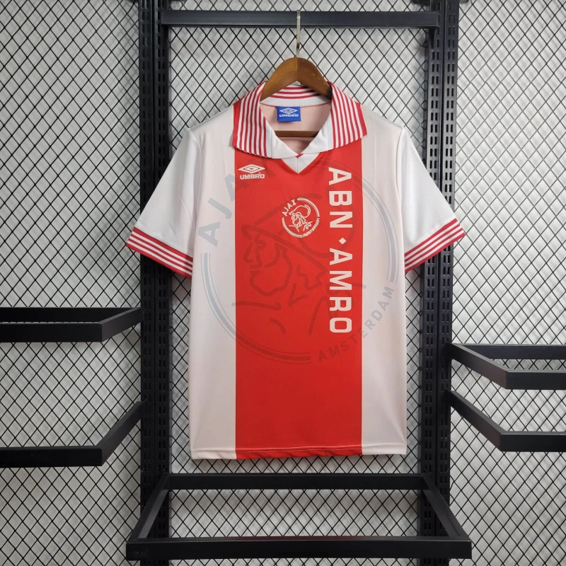 1995/1996 Retro Ajax Home Football Shirt-NO.11 Ball