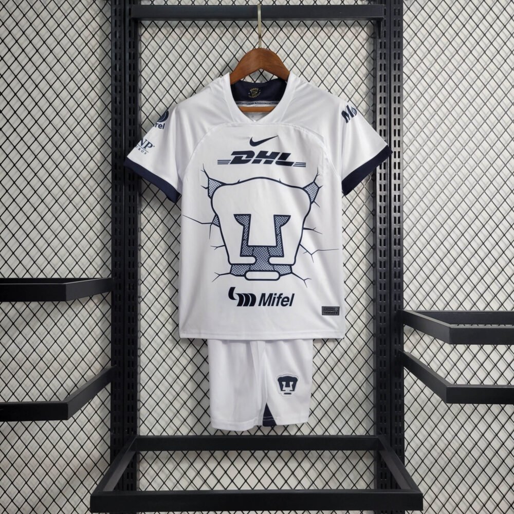 2023/2024 Pumas UNAM Home Football Shirt Kids Size-NO.11 Ball